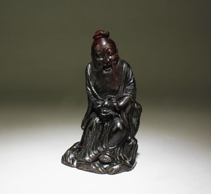 An Antique Shoulao Sculpture