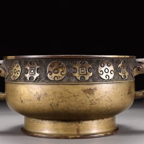 A Gilt Bronze Censer