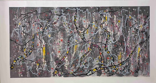 A Chinese Painting "Landscape" Attributed To Wu Guanzhong