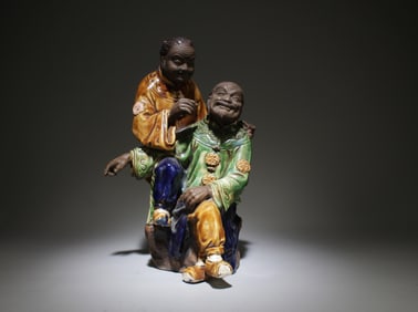 A Shiwan Pottery Figure