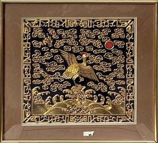 A Framed Embroidery Artwork