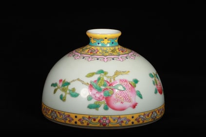 A Famille Rose Water Dropper