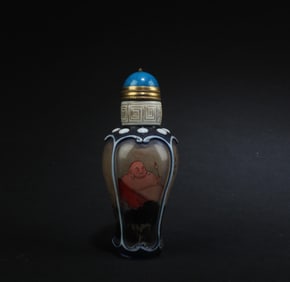 Chinese Peking Glass Bottle