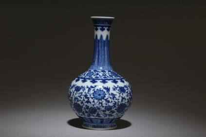 A Blue and White Vase