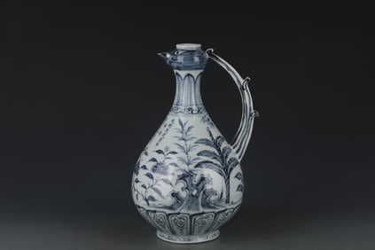 A Blue and White Teapot