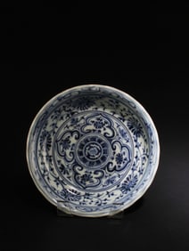 A Blue & White Porcelain Plate