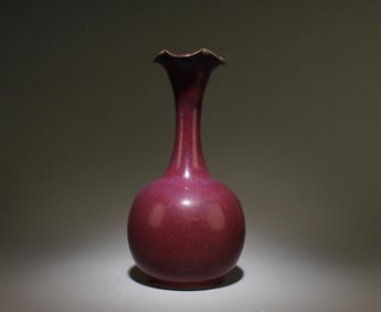 A Flambé Glazed Vase