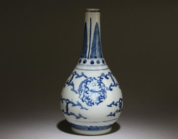 A Blue and White Vase