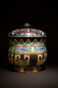A Cloisonne Jar