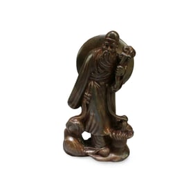 Antique Carved Soapstone Statue