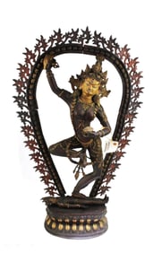 A Bronze Figure of Tantric Goddess Vajravashi