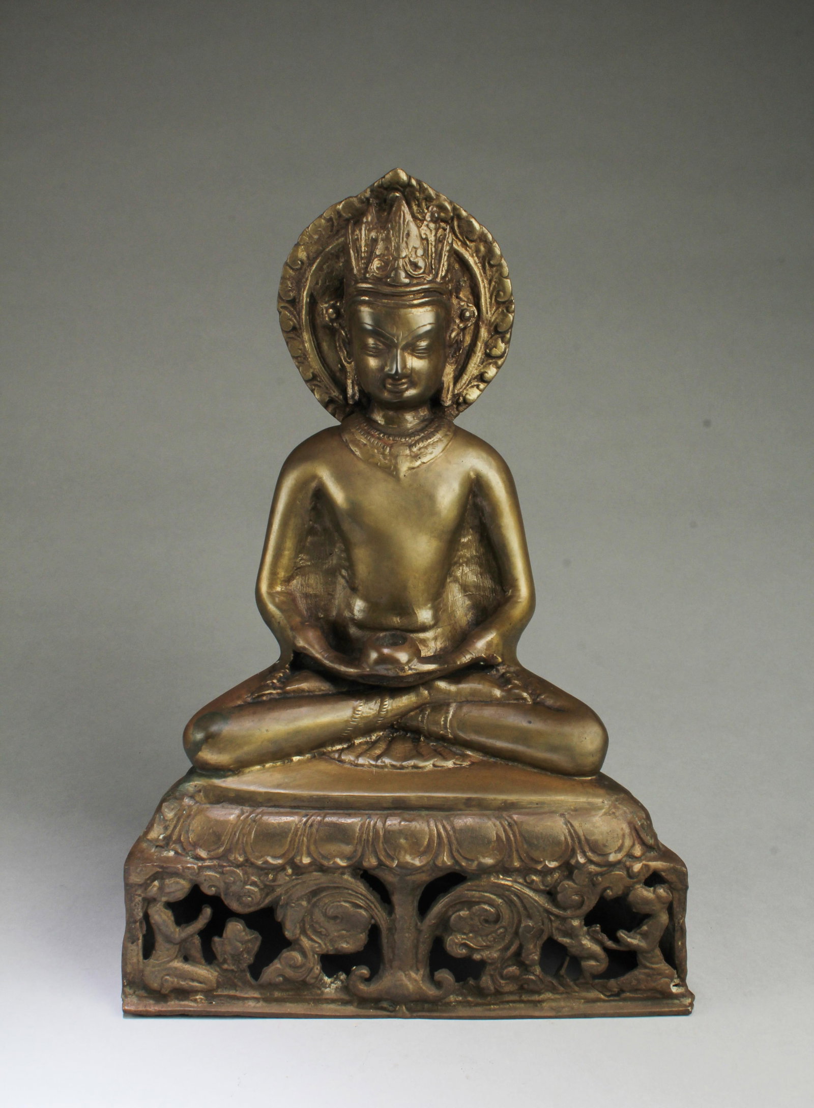 Antique Chinese Bronze Buddha Statue (1 of 6)