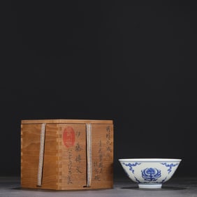 A Blue and White Porcelain Bowl