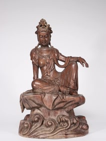 An Agarwood Guanyin Statue
