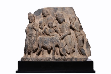 A Gandhara Stone Buddhist Story Ornament