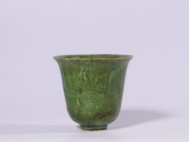 A Green Glazed Cup