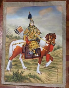 An Oil Painting Attributed to Giuseppe Castiglione