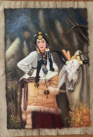 An Oil Painting Attributed to Chen Danqing