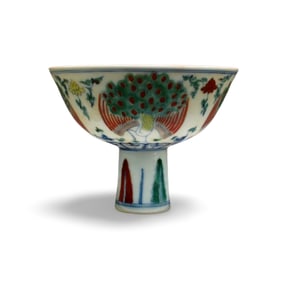 A Porcelain Stem Bowl