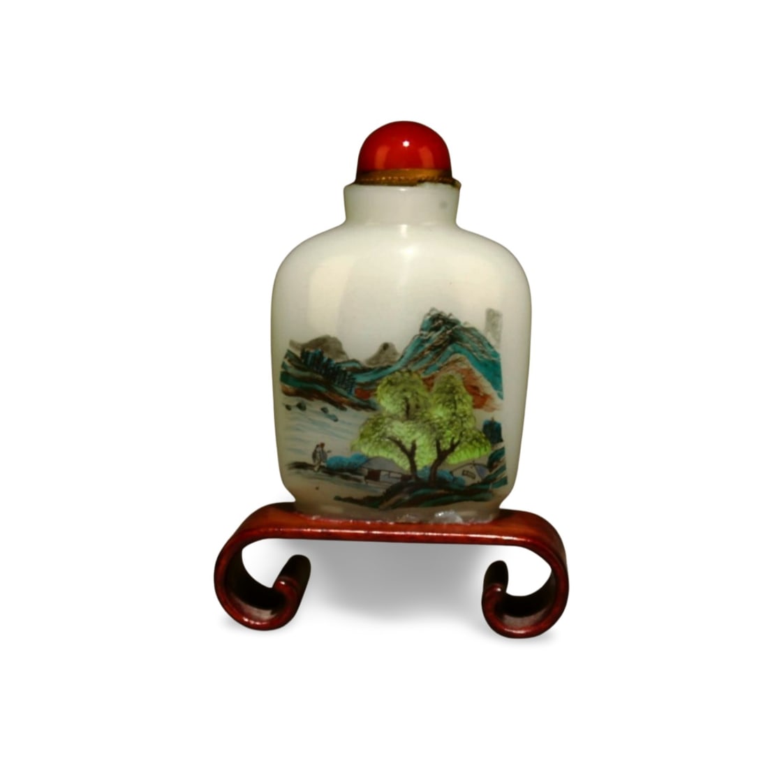 Chinese Peking Glass Snuff Bottle (1 of 4)