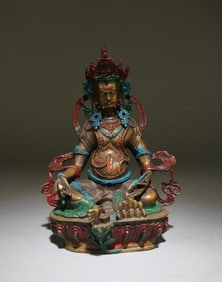 Chinese Tibetan Bronze Bodhisattva Statue