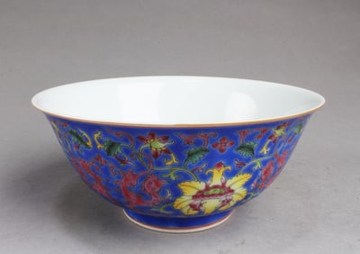Chinese Polychrome Bowl