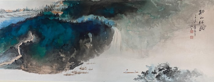 A Chinese Painting Attributed to Zhang Daqian