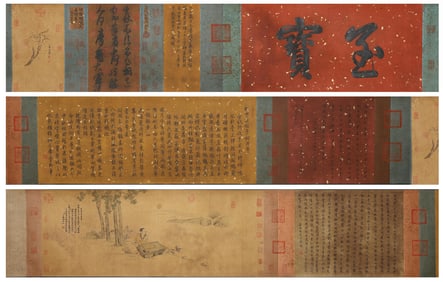 A Chinese Painting Attributed to  Jin Wangxianzhi