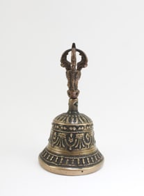 Chinese Tibetan Bronze Bell, 16/17th C