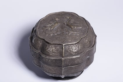 A Gilt Silver Bronze Box