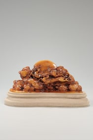 A Shoushan Stone Mountain Ornament