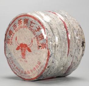 A Set of Seven Pu'er Tea Cakes