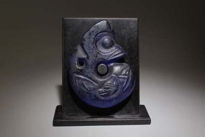 A Pig Dragon Ornament with Stand