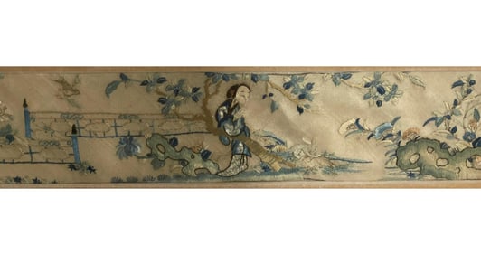 A Framed Embroidery Painting