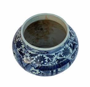 Chinese Blue & White Porcelain Jar