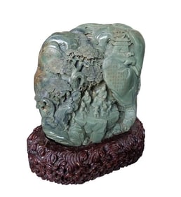 Chinese Large Jade Sculpture
