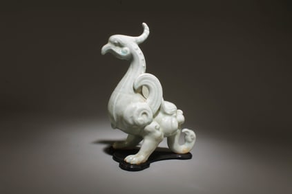 A Yingqing Ornament with Stand