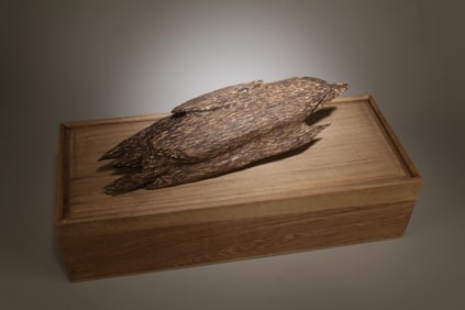 An Agarwood Ornament with Box