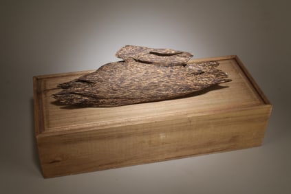 An Agarwood Ornament with Box