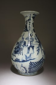 A Blue & White Porcelain Vase