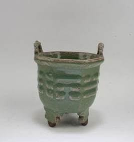 Chinese Porcelain Tripod Incense Burner