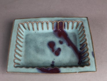 Chinese Porcelain Rectangular Plate