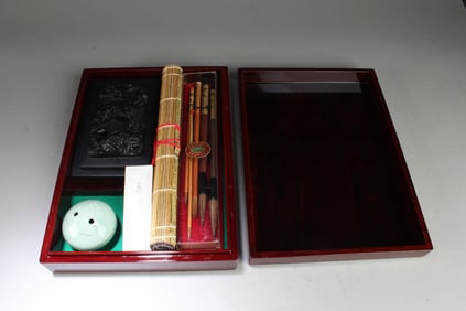 A Chinese Calligraphy Writing Set