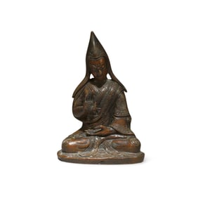 A Bronze Bodhisattva Statue