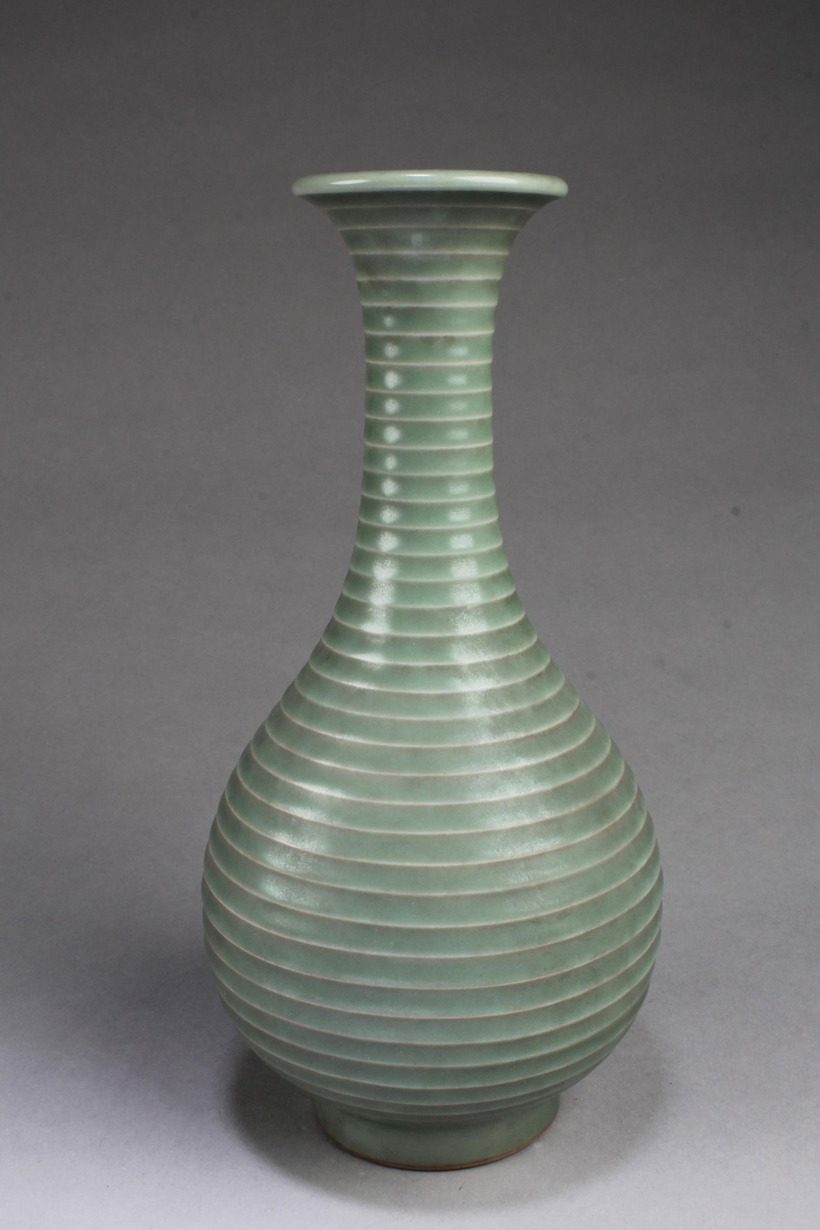 Chinese Celadon Vase: Chinese Celadon Vase. Height: 10.5"