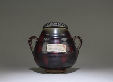 A Chinese Jun Ware Infused Burner