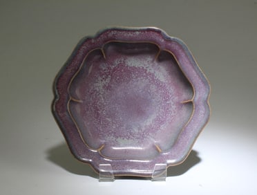 A Jun Type Hexagonal Brush Washer