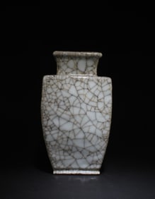 A Crackleware Glazed Vase