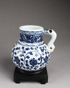 chinese Blue & White Porcelain Jug