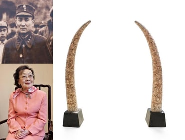 A Pair of Bone Carvings